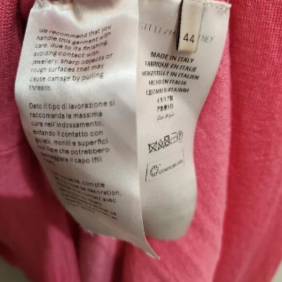 Stella Mccartney Pink Virgin Wool Sweater Size E.U. 44, U.S. (8-10) or Medium - Picture 6 of 6